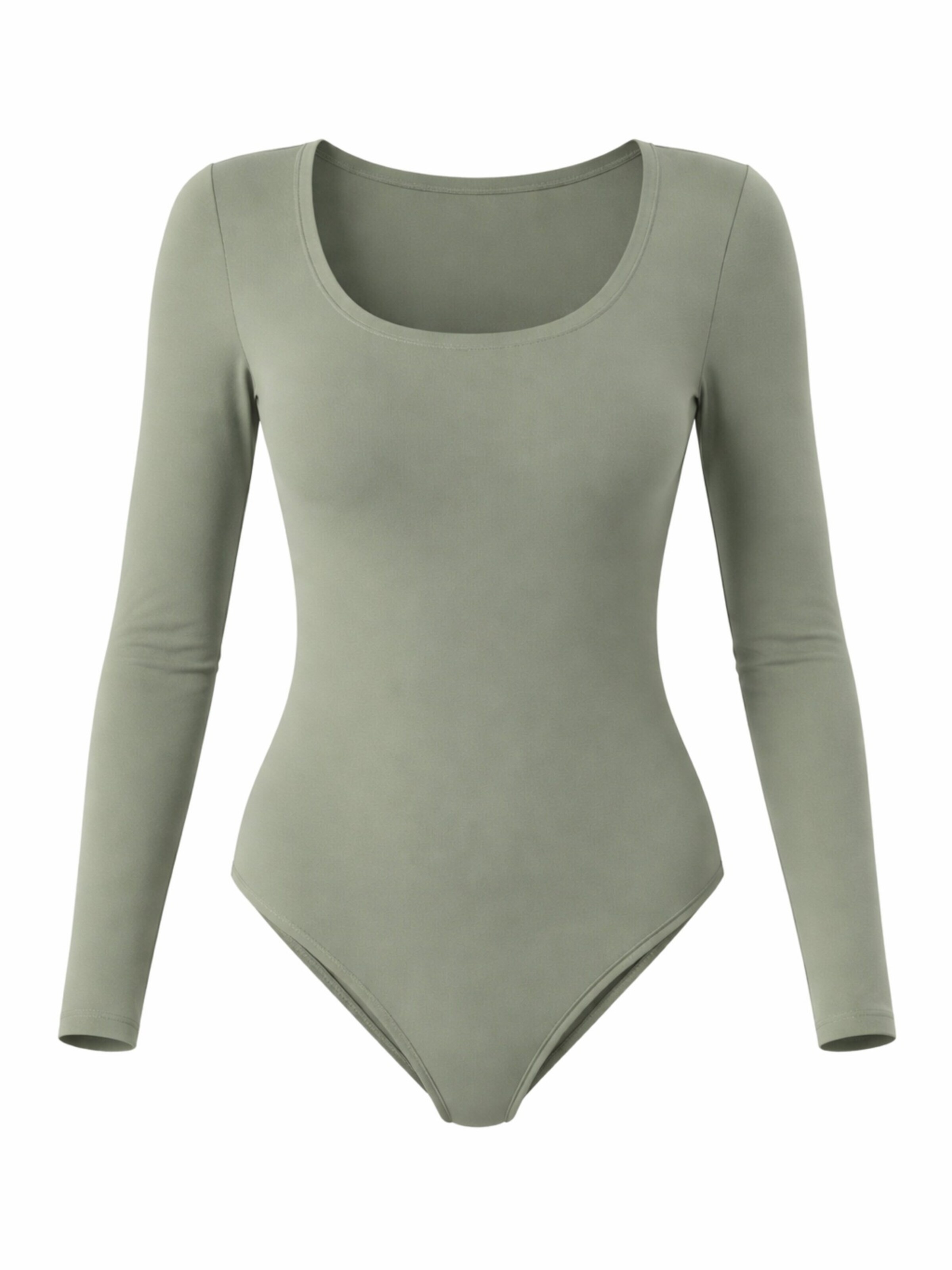 LEAFLETIC - Body deportivo 'Leafletic Women’s Bodysuit' en verde: frente