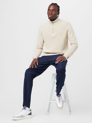 regular Pantaloni con piega frontale di TOPMAN in blu