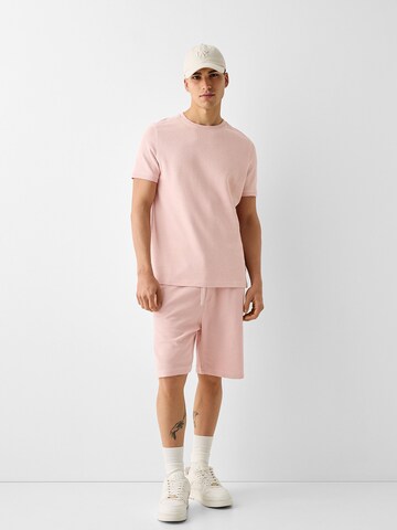 Bershka Loosefit Shorts in Pink