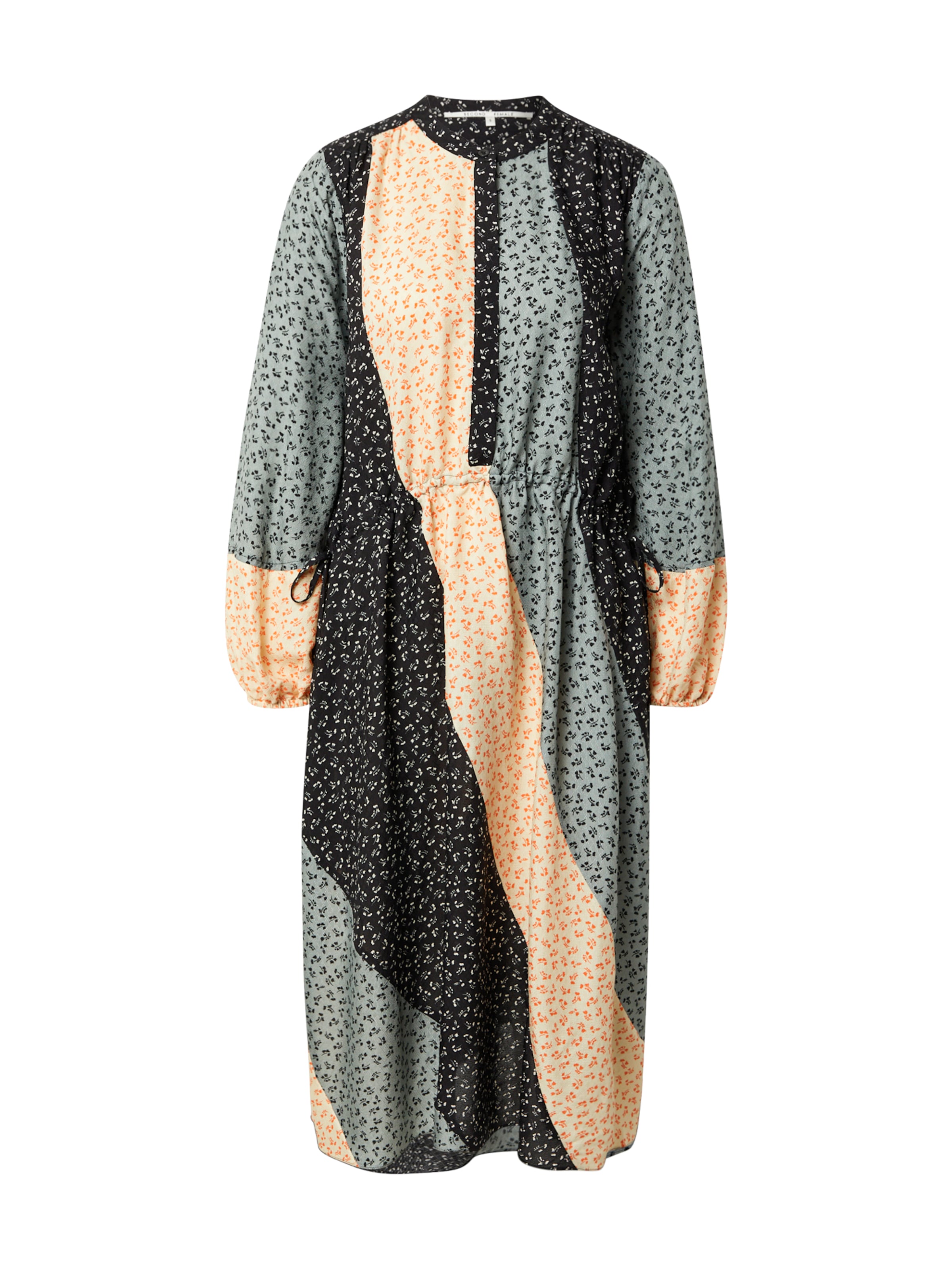 Abito camicia 'Paprica' di SECOND FEMALE in nero: frontale