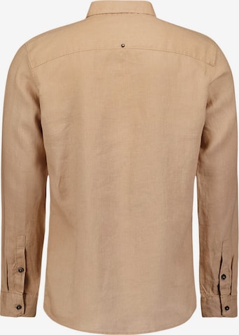 No Excess Regular fit Button Up Shirt in Beige