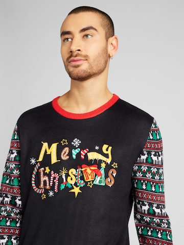 Pullover 'Xmas' di Lindbergh in nero