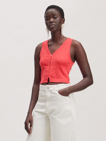 EDITED - Top 'Naika' em vermelho: frente