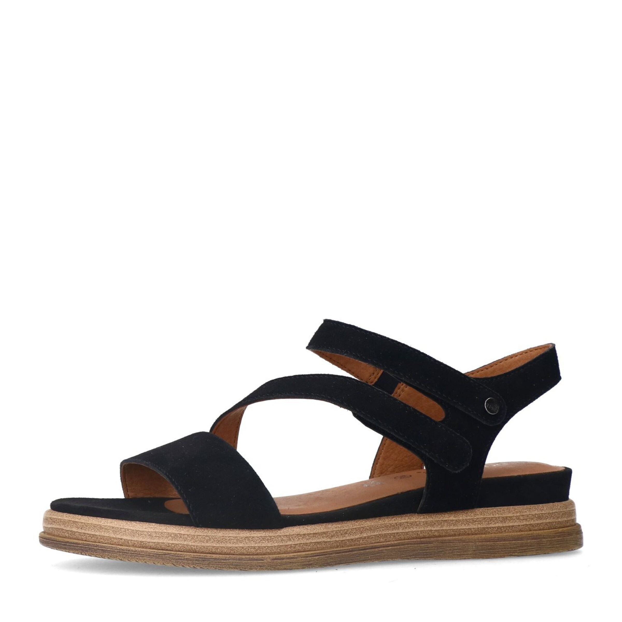 no stress Sandals in Black: front