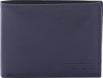 Portamonete di Coveri Collection in blu: frontale