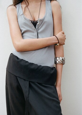 MANGO Regular Pants 'Ginny' in Grey