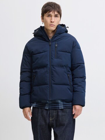 Geacă de iarnă 'JJEOWEN' de la JACK & JONES pe albastru: față
