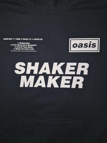 Oasis Sweatshirt 'Oasis Shakermaker Tracklisting Kapuzenpullover' in Schwarz