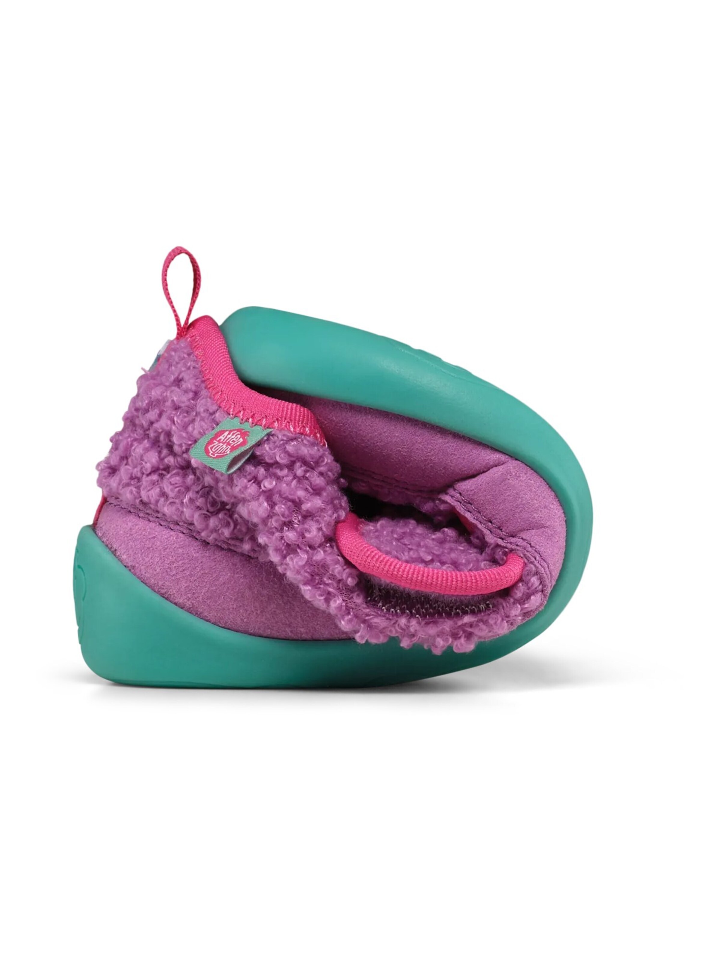 Affenzahn Slippers 'Vegan Fleecy Vegan Fleecy' in Purple