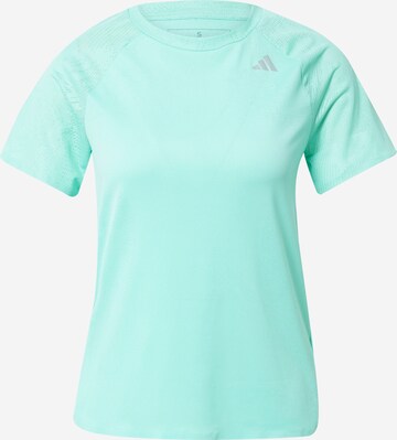 ADIDAS PERFORMANCE Functioneel shirt 'Adizero' in Groen: voorkant