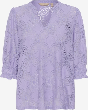 Chemisier 'Olu' CULTURE en violet : devant