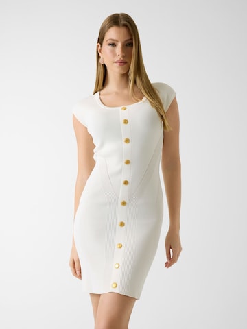 MARCIANO LOS ANGELES Knitted dress in Beige: front