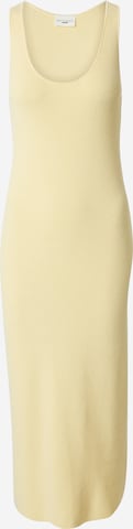 ABOUT YOU x Marie von Behrens Knitted dress 'Vicky' in Yellow: front