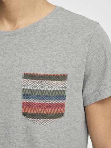 T-Shirt 'ELANDRO' BLEND en gris