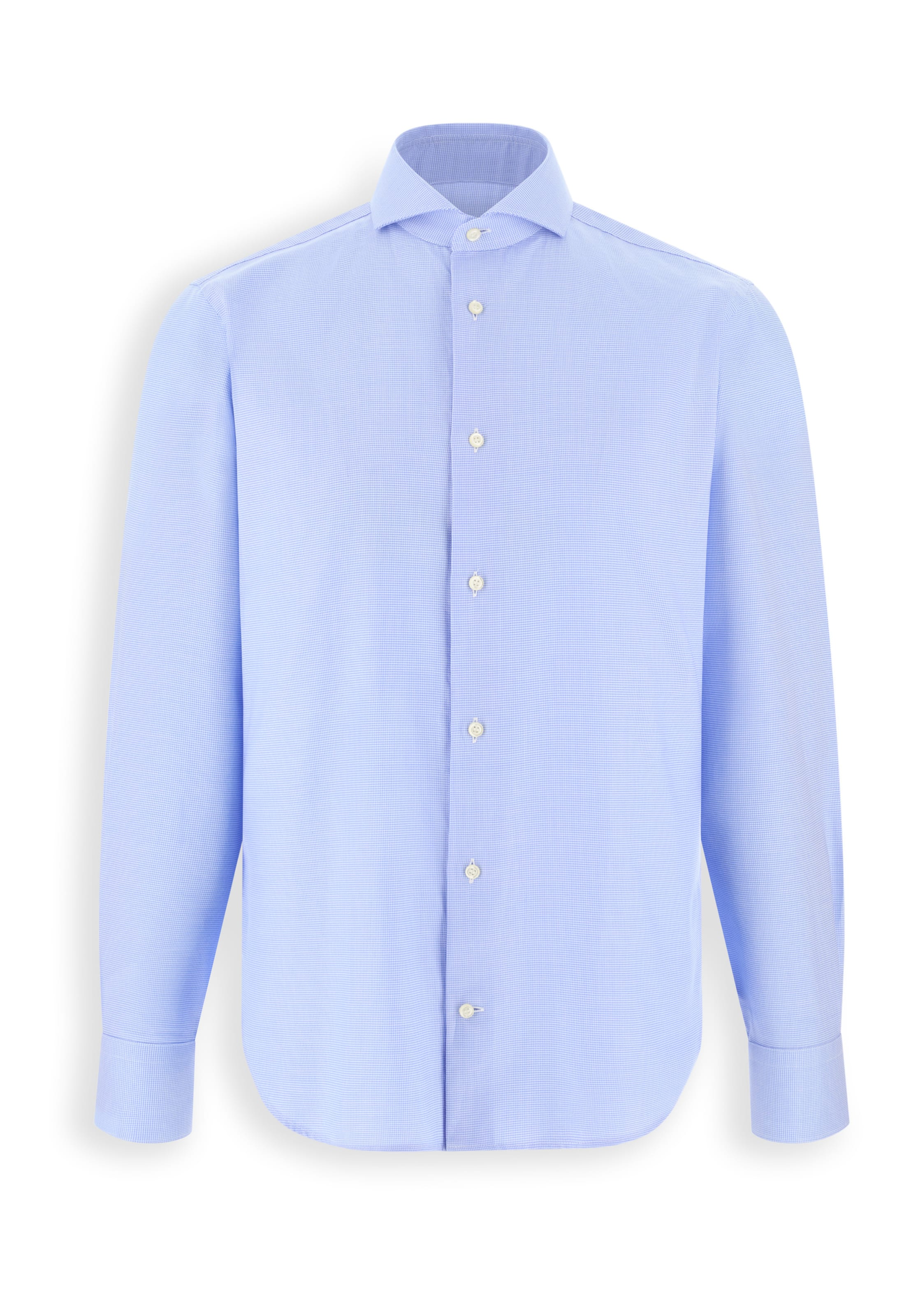Coupe regular Chemise Boggi Milano en bleu : devant