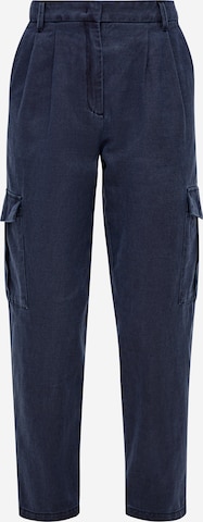 s.Oliver Tapered Cargobroek in Blauw: voorkant