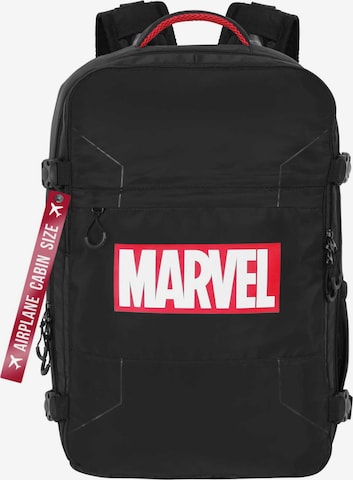 marvel Rucksack in Schwarz: Vorderseite