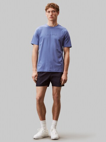 T-Shirt 'Gym' Calvin Klein Sport en bleu