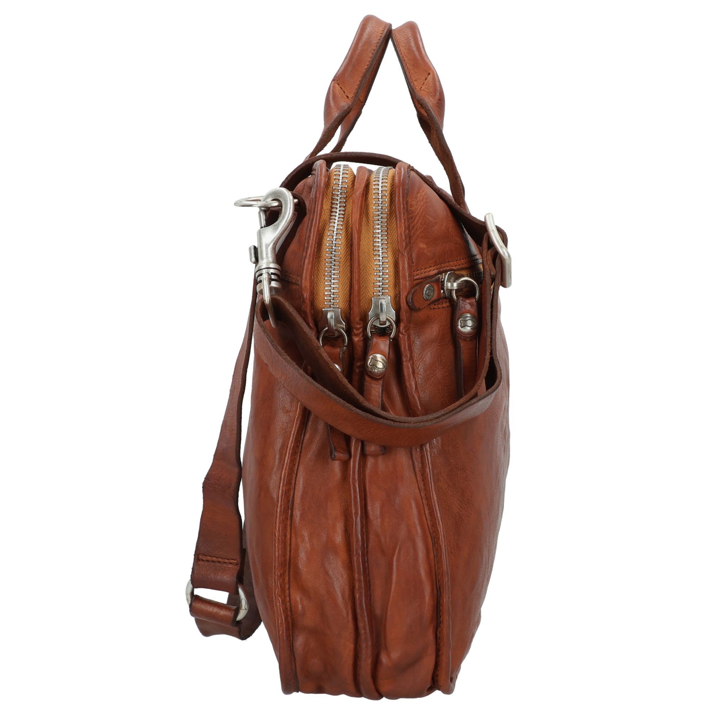 Campomaggi Document Bag 'Noce' in Brown