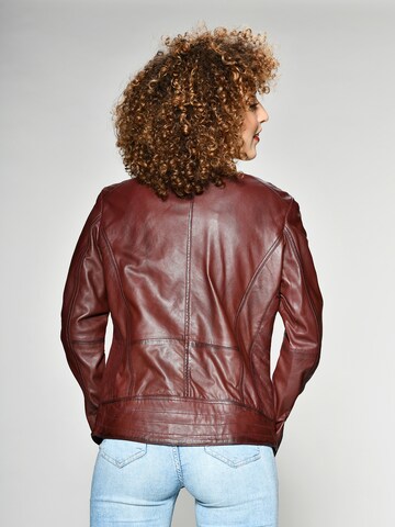 Maze Lederjacke 'Sally' in Rot