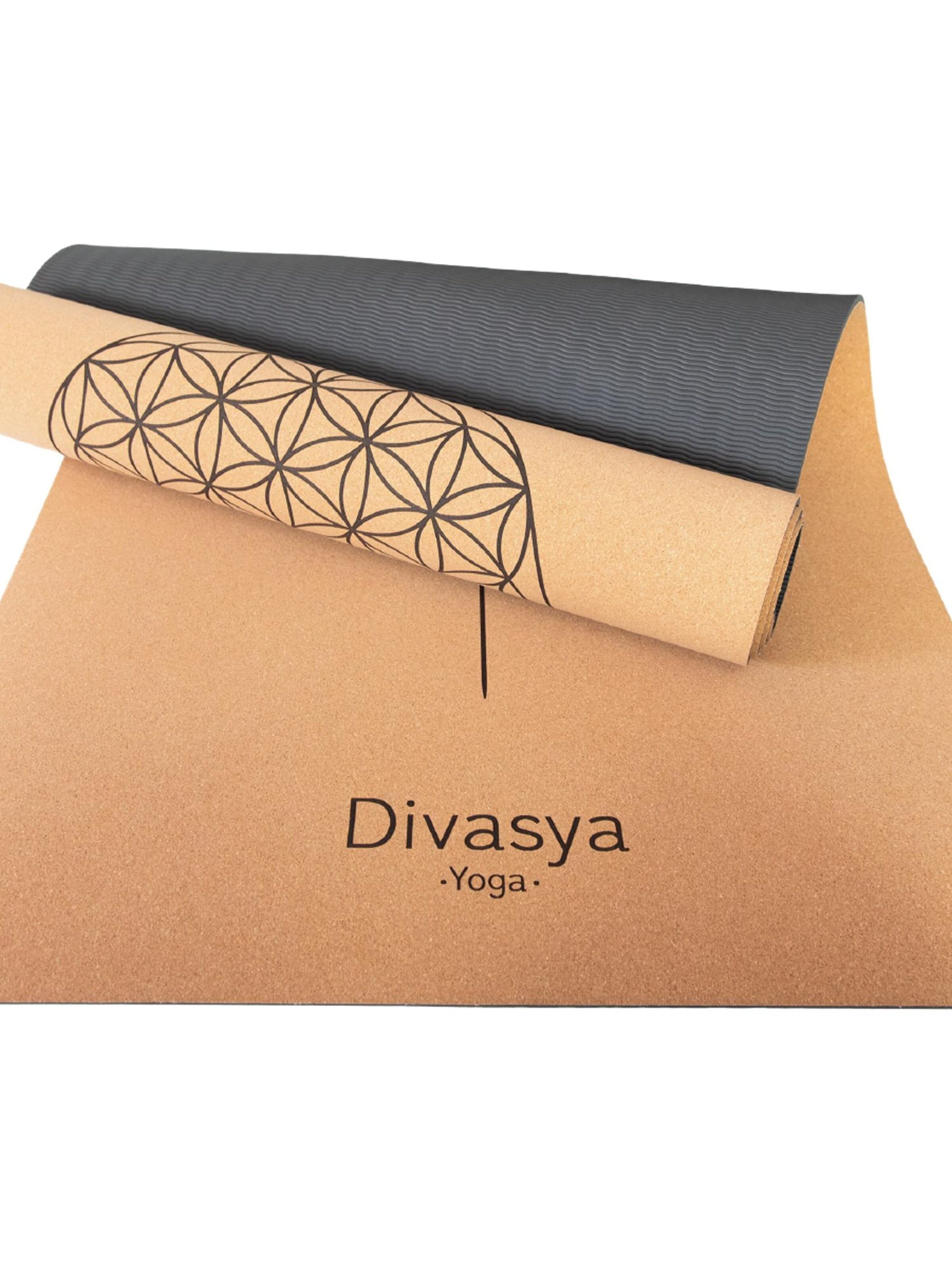 Divasya Mat 'Blume des Lebens' in Brown