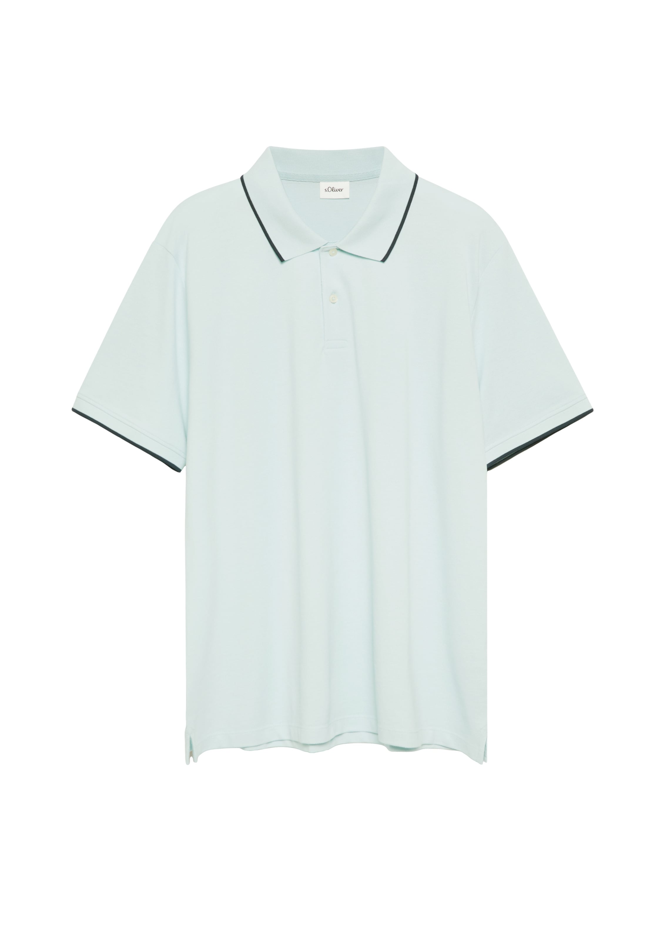 s.Oliver Men Big Sizes Shirt in XXXL in Turquoise / Fir, Item view
