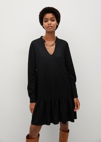 Robe 'Elma' MANGO en noir : devant