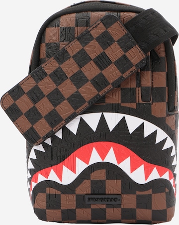 Sac à bandoulière 'CHECK 2 EMBOSS' Sprayground en marron : devant