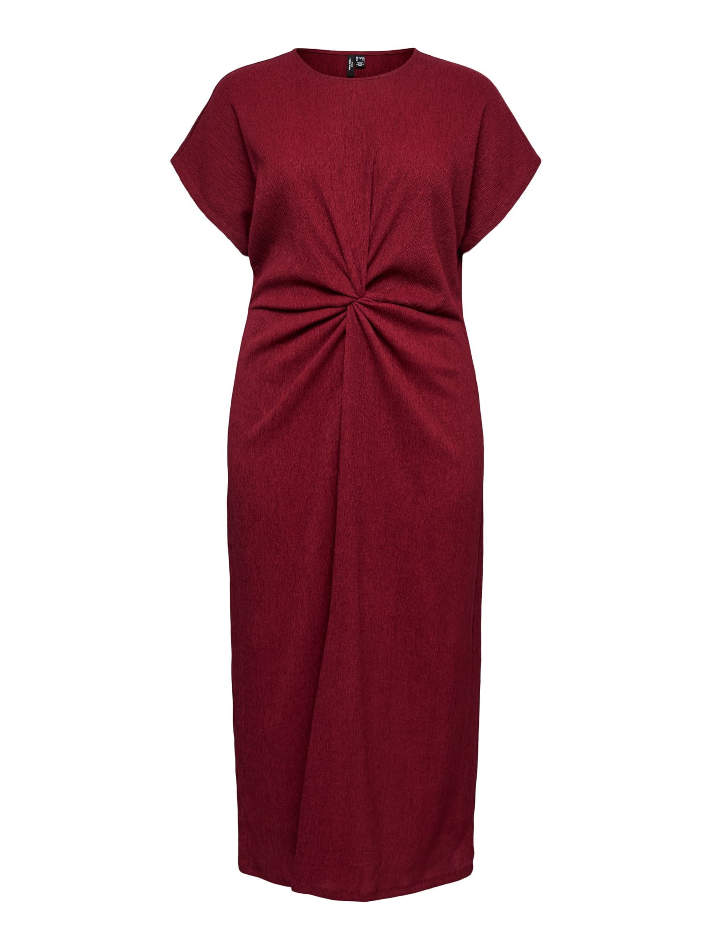 Vero Moda Curve - Vestido 'VMCAmanda' en rojo: frente