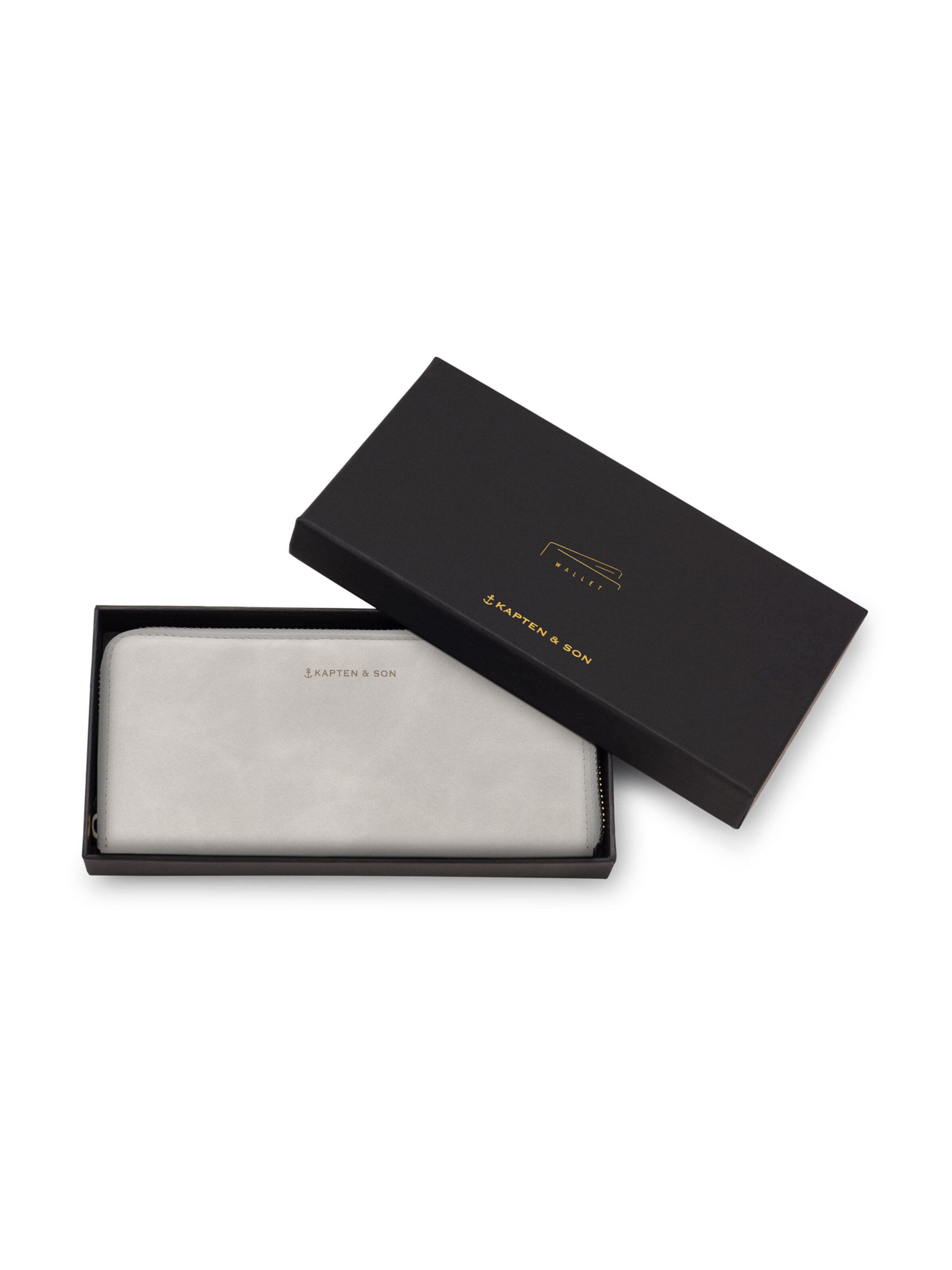 Kapten & Son Peňaženka 'Louvre' - Sivá