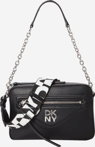 Borsa a spalla 'Milan' di DKNY in nero: frontale