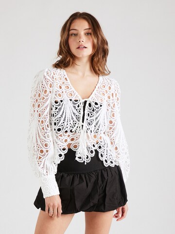 VERO MODA Bluse 'NIKKI' i hvid: forside