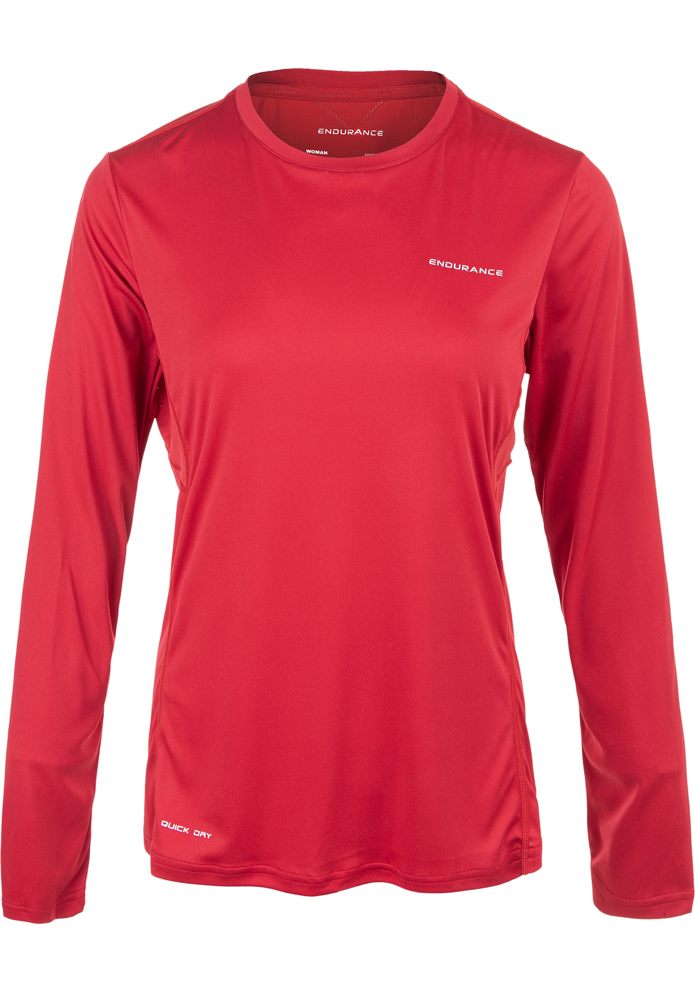 ENDURANCE Λειτουργικό μπλουζάκι 'Milly' σε κόκκινο: μπροστά