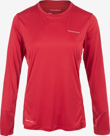 ENDURANCE Functioneel shirt 'Milly' in Rood: voorkant