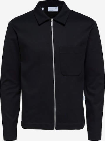 SELECTED HOMME - Chaqueta de entretiempo 'Carl' en negro: frente