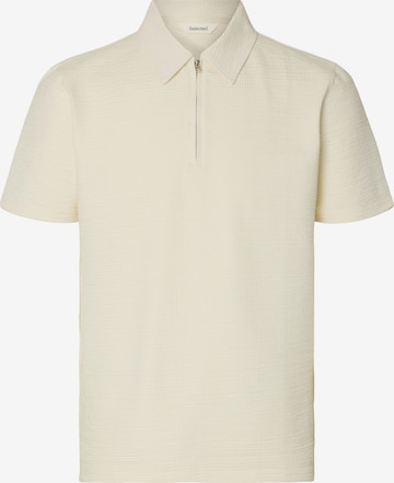 SELECTED Tričko 'SLHSANDER' - Béžová: predná strana