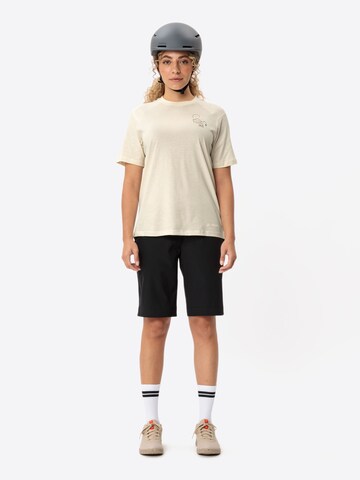 VAUDE Performance shirt 'Cyclist' in Beige