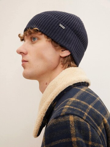 TOM TAILOR Beanie in Blue