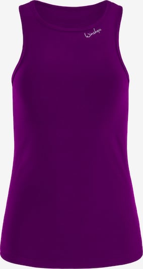 Sportiniai marškinėliai be rankovių 'AET134LS' iš Winshape, spalva – tamsiai violetinė / balta, Prekių apžvalga