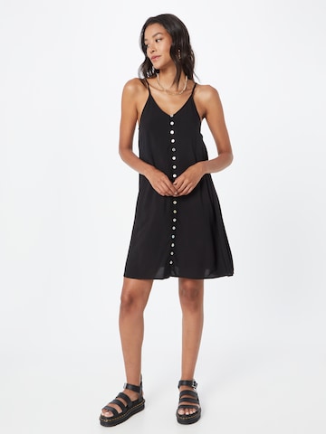 Robe-chemise 'Anju' mbym en noir : devant