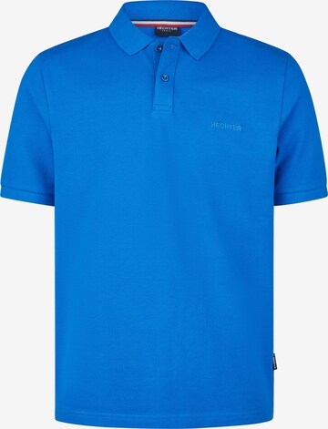 T-Shirt HECHTER PARIS en bleu : devant
