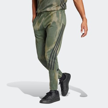 ADIDAS SPORTSWEAR Tapered Workout Pants 'Future Icons' in Green: front