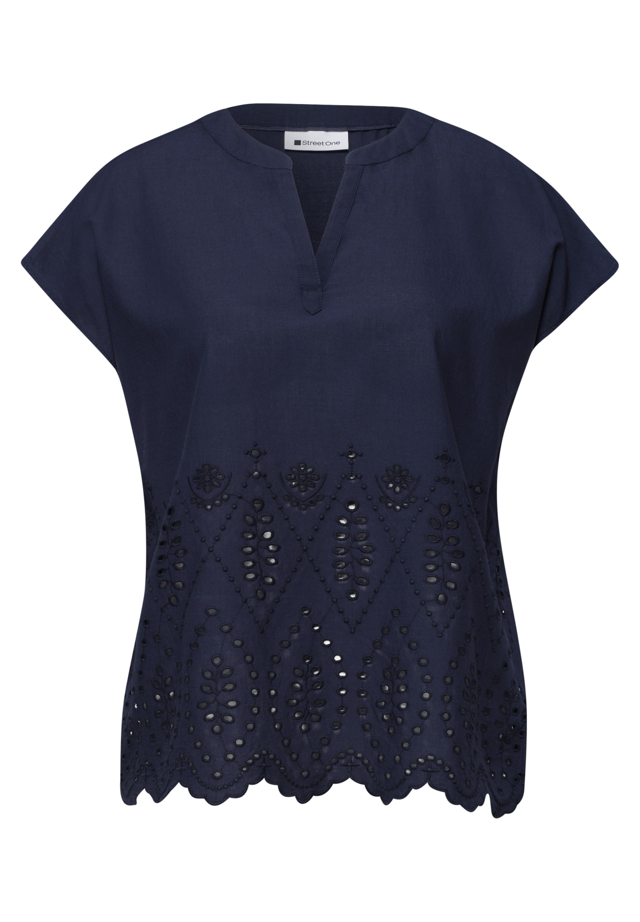 STREET ONE Blouse in Blue: front