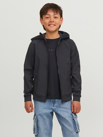 Veste mi-saison Jack & Jones Junior en noir : devant