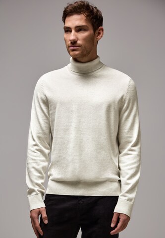 Street One MEN Pullover in Weiß: Vorderseite