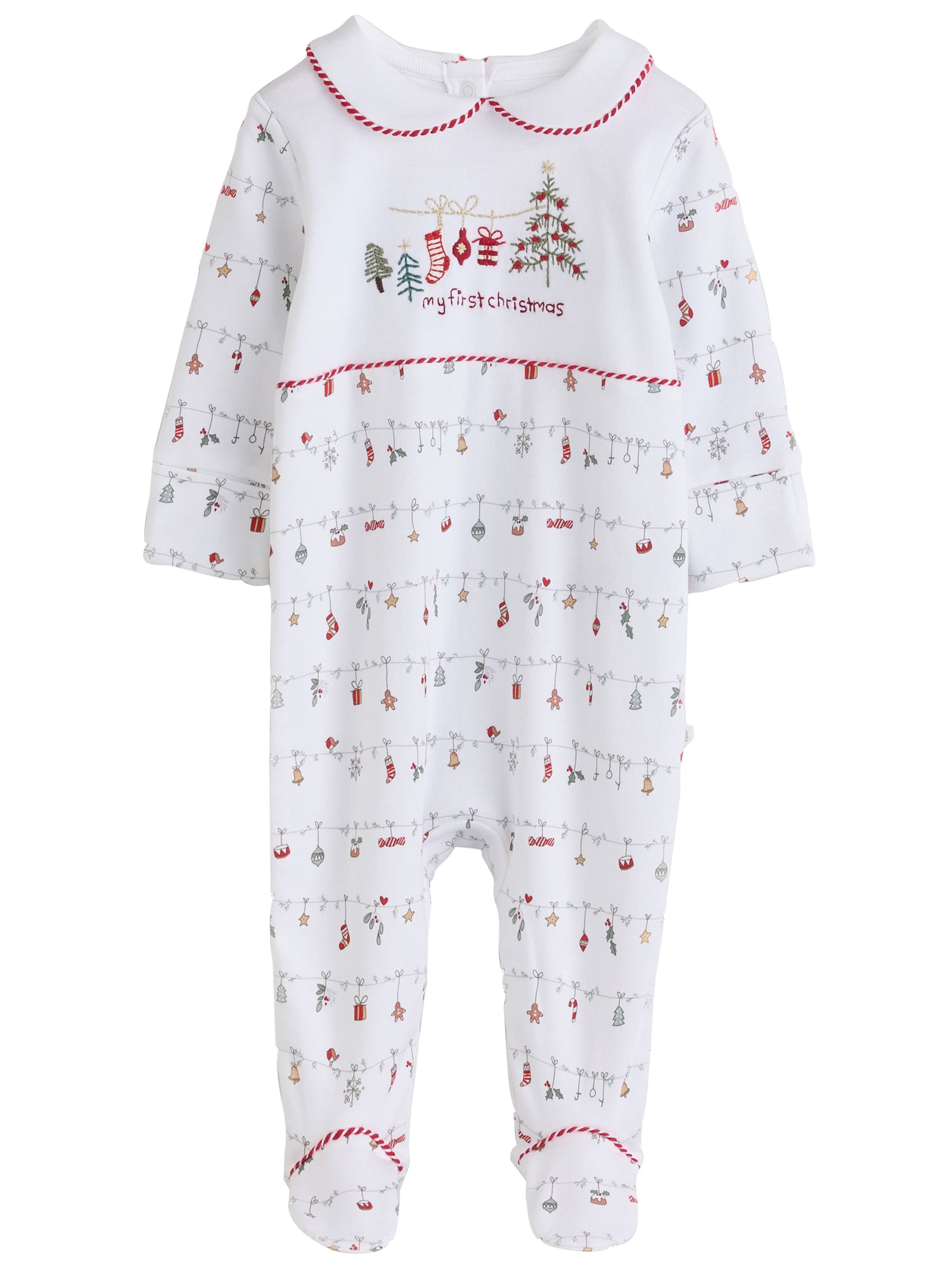 Next - Pijama en blanco: frente