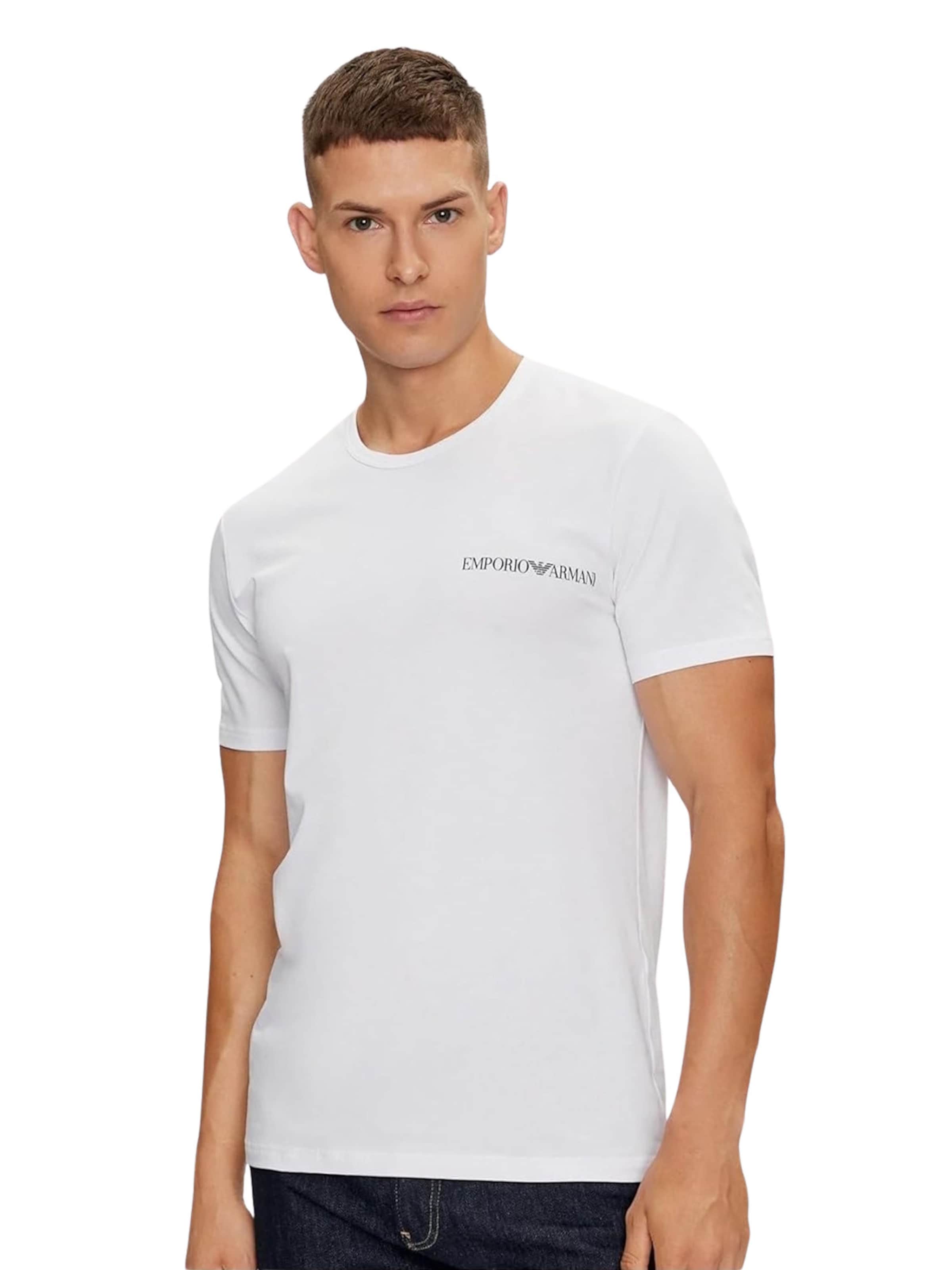 Emporio Armani Тениска в синьо: отпред