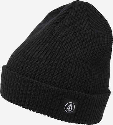 Bonnet Volcom en noir : devant