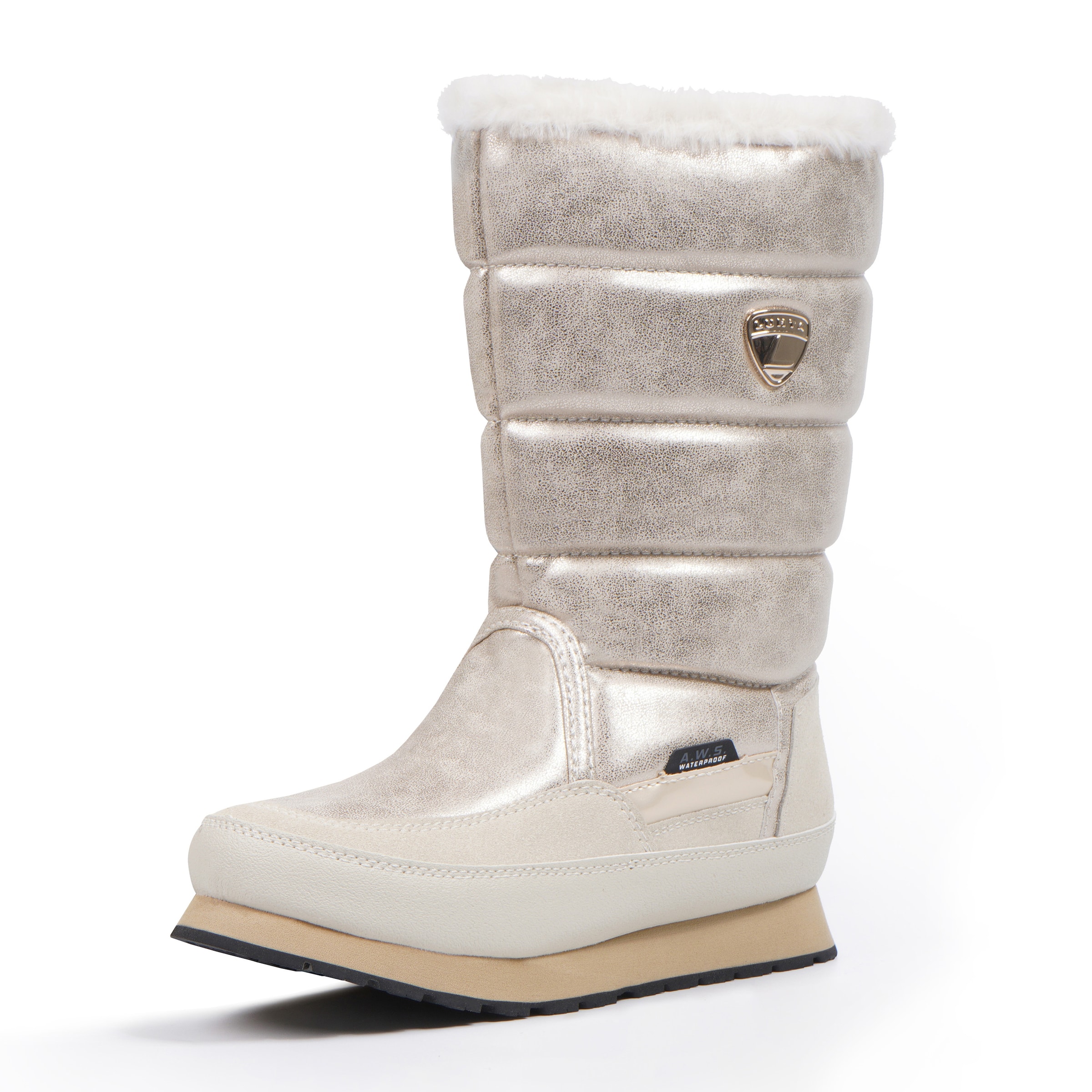 Boots da neve 'Valkea Ms' di LUHTA in beige: frontale
