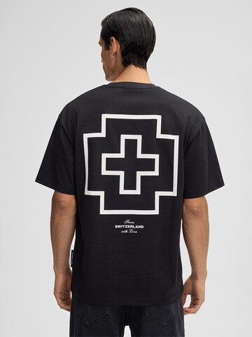 STRELLSON T-Shirt 'Rosso' in Schwarz